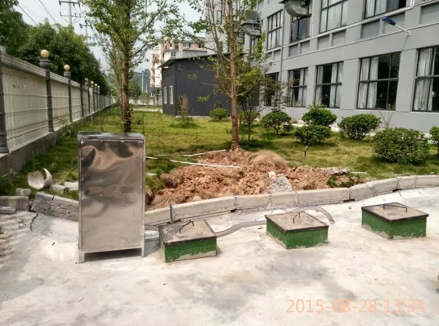 莒县某社区生活污水一体化处理设备安装项目