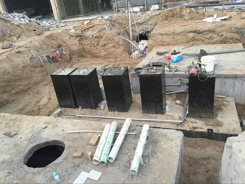 青岛城阳某企业生活污水一体化设备安装项目