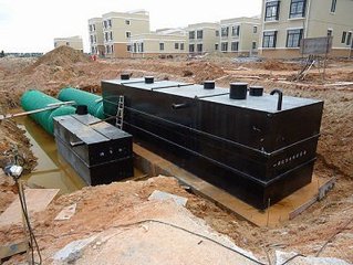 湖北荆门市某企业生活污水一体化设备安装工程